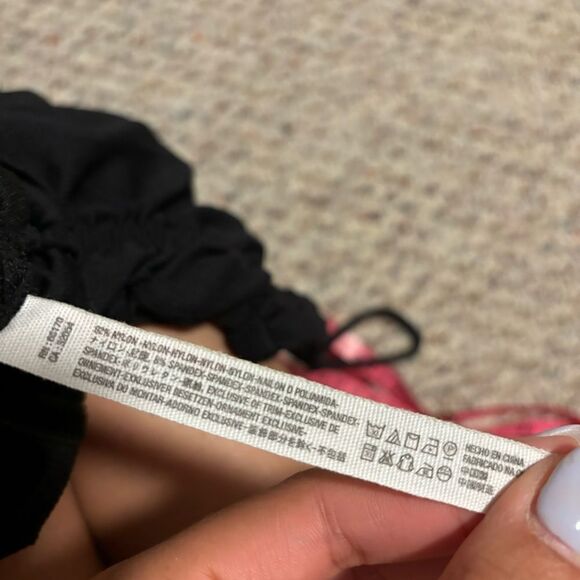 Free People Ruched Rib On Your Side Bodysuit Black- Size XS - Picture 6 of 9